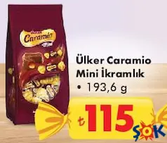 ÜLKER CARAMİO MİNİ İKRAMLIK 193,6 G - BAYRAM ŞEKERİ/ÇİKOLATASI